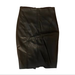 Express Faux leather pencil skirt. size 8